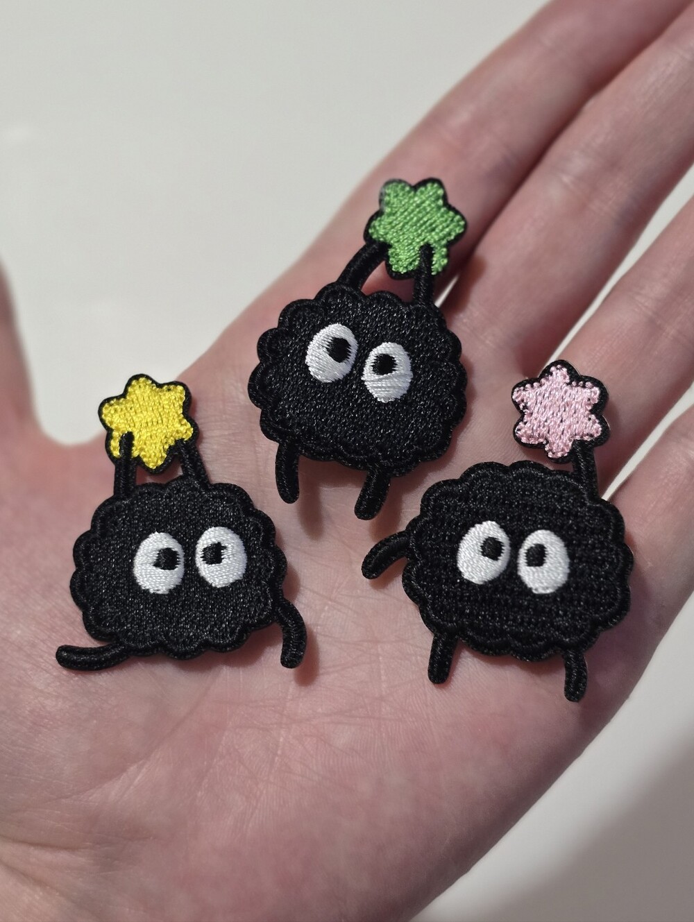 👀 Spirited Away Soot Sprites Sticker Patch Set